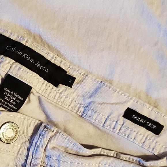 Calvin Klein Womens Skinny Cropped Jeans - Picture 4 of 5